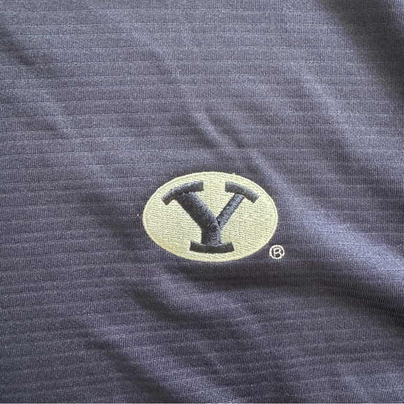Champions BYU Cougars Quarter Zip Brigham Young University Blue Large Pullover - Picture 5 of 8